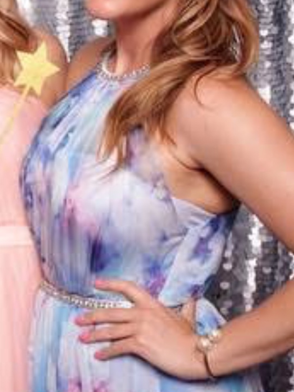 Ever New (Au) / Forever New (US) Gorgeous Floral Silk Watercolor Maxi Dress - Picture 5 of 13